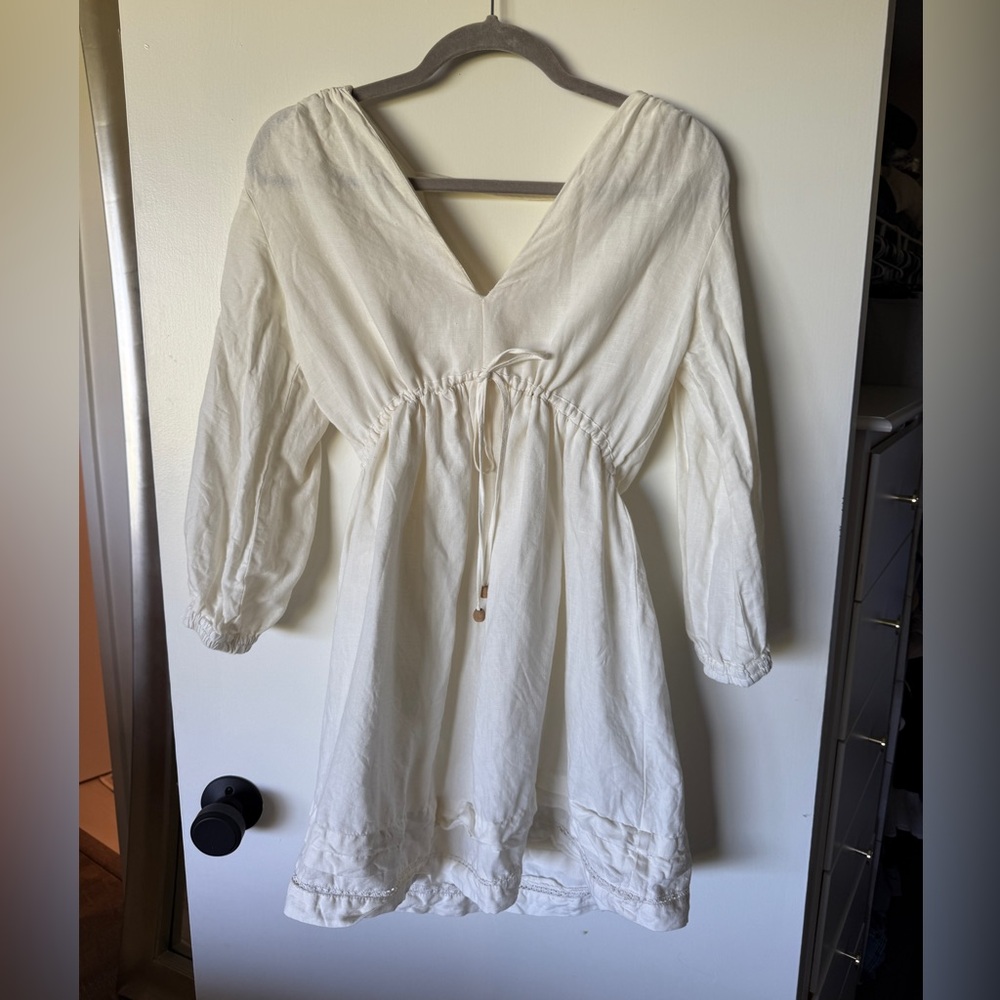 Zara white dress